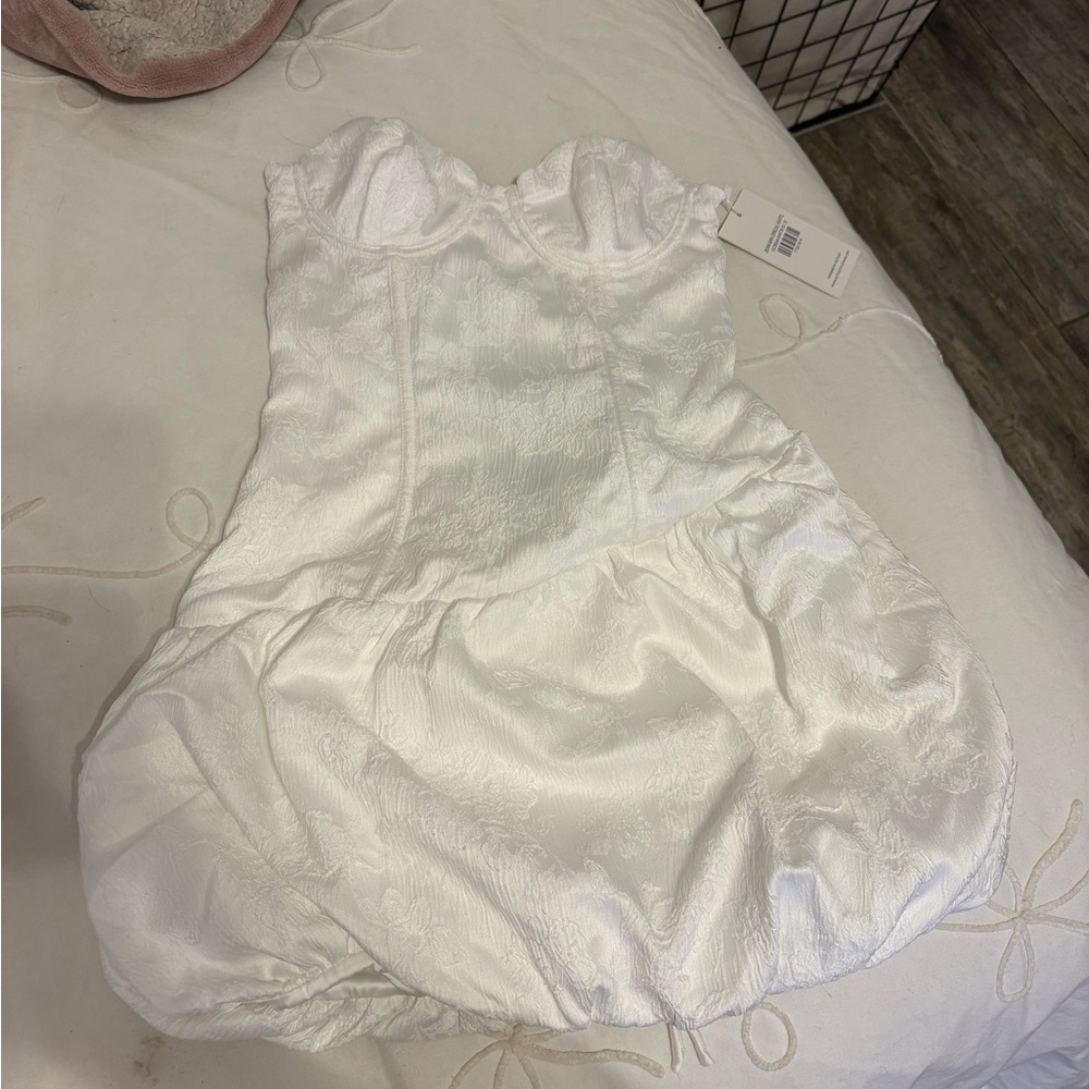 Outcast Strapless White Dress
